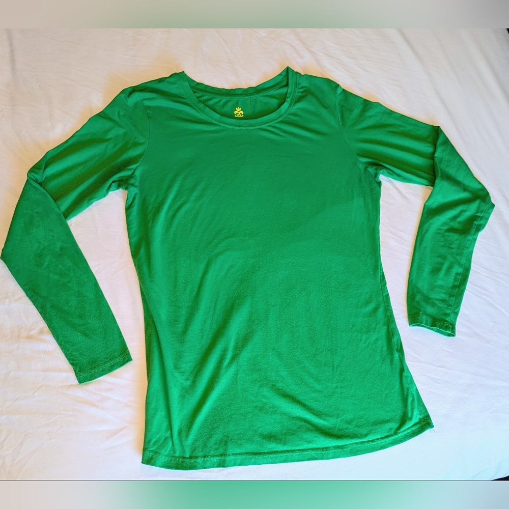 Green Long Sleeve Under Scrub Tee